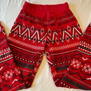 xmas aéro fuzzy pj pants